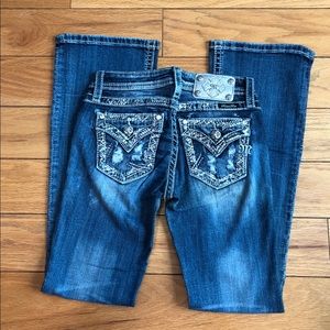 Girls Miss Me Bootcut Jeans Size 12